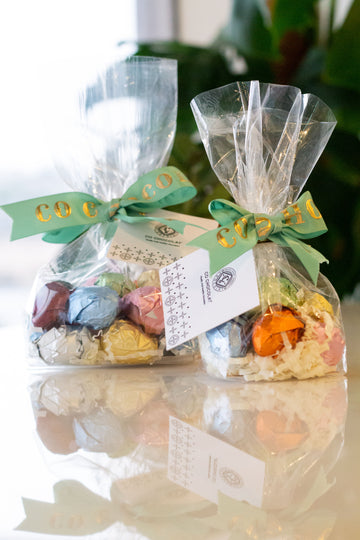 Small Easter Eggs packs at 60% High On Happy Chocolate, Vegan, Cane Sugar-Free and Gluten-Free - Co Chocolat - Finally, Truly Healthy Chocolates
